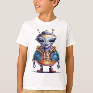 De schattige alien t-shirt