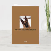 De schattige Kaart van de Valentijnsdag van de (Achterkant)