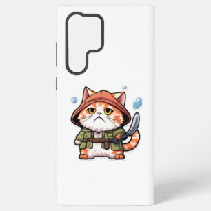 De schattige kat voor stickers voor je slok samsung galaxy hoesje