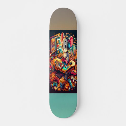 De schattige muis gaming skateboard (Voorkant)