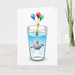 De schattige party whale