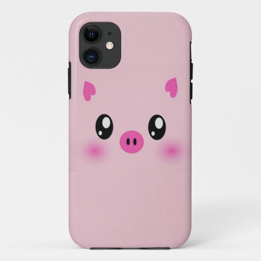 de schattige roze hoesje iphone (Achterkant)