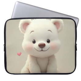 De Schattigee Beren laptophoes 15 inch Laptop Sleeve