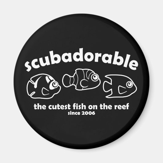 De Schattigee vis op het rif Magneet (Voorkant)