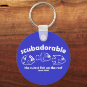 De Schattigee vis op het rif Sleutelhanger (Voorkant)
