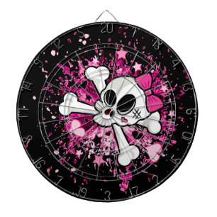 De Schedel en de Gekruiste knekels van Girlie Dartbord