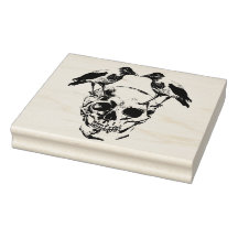 De schedel en de raven van de kroon 