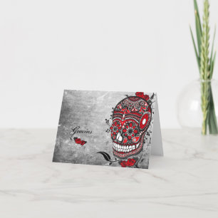 De Schedel Gracias Notecard van de suiker Bedankkaart