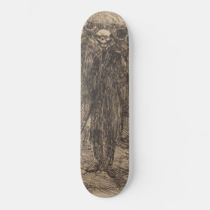 De schedel in de Kroon (door Albert Besnard) Skateboard