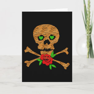 De Schedel Valentijn van de tijger Feestdagen Kaart
