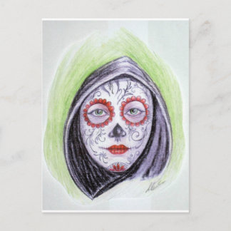 De schedel van de suiker briefkaart