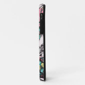 De schedel van het Florale roos met vlinders. Case-Mate iPhone Case (Achterkant/links)