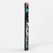 De schedel van het Florale roos met vlinders. Case-Mate iPhone Case (Achterkant/rechts)