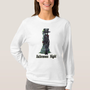 De schedel van het Roos T-shirt