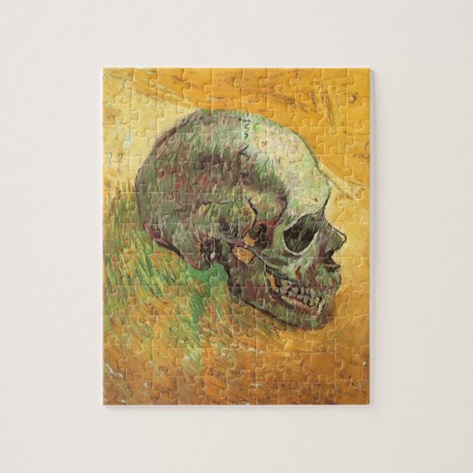 De schedel van Vincent van Gogh, impressionisme Legpuzzel (Verticaal)