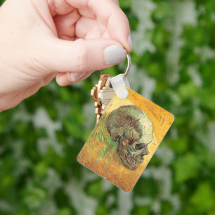 De schedel van Vincent van Gogh, impressionisme Sleutelhanger