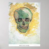 De schedel van Vincent van Gogh Poster (Voorkant)