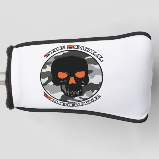De schedelkrijger golfheadcover (Voorkant)