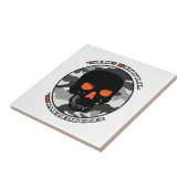 De schedelkrijger tegeltje (Zijkant)