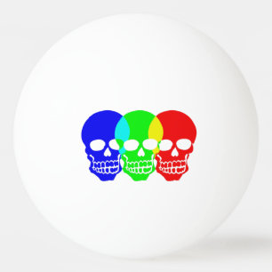 De schedels pingpongballen