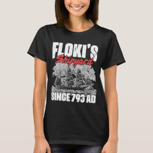 De scheepswerf Flokis te Norse Mythology T-shirt