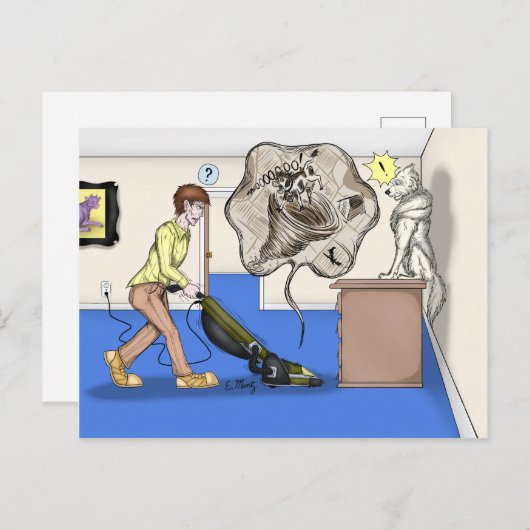 De schemervacuüm briefkaart (Voorkant / Achterkant)