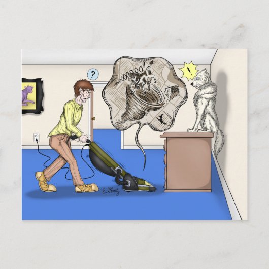 De schemervacuüm briefkaart (Voorkant)