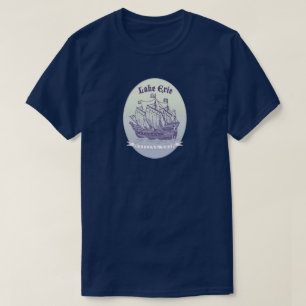 De Schepen van ErieTall van het meer voor de T-shirt