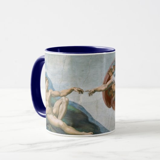 De schepping van Adam (1511) | Michelangelo Mok (Voorkant links)