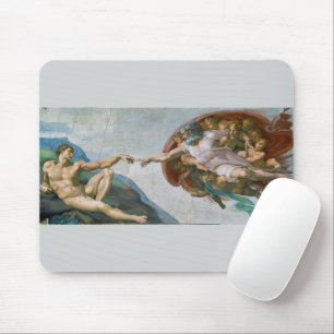De Schepping van Adam (c. 1511) Michelangelo Muismat