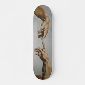 "De schepping van Adam" door Leonardo da Vinci Skateboard