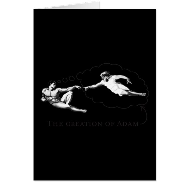 De schepping van Adam (god) (Voorkant)