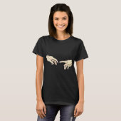 De schepping van Adam Hands T-shirt (Voorkant volledig)