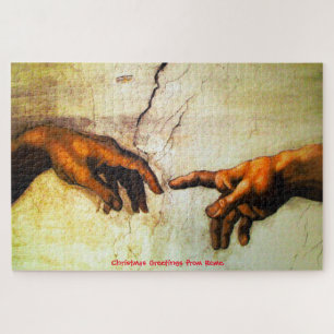 De Schepping van Adam -Vaticaan Rome Legpuzzel