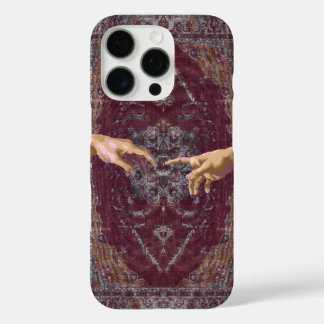 De Schepping van Adam Vintage Textiel Kunst Phone iPhone 16 Pro Hoesje