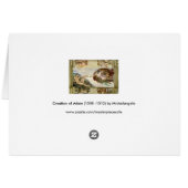 De Schepping van de Mens door Michelangelo (Schepp (Achterkant Horizontaal)