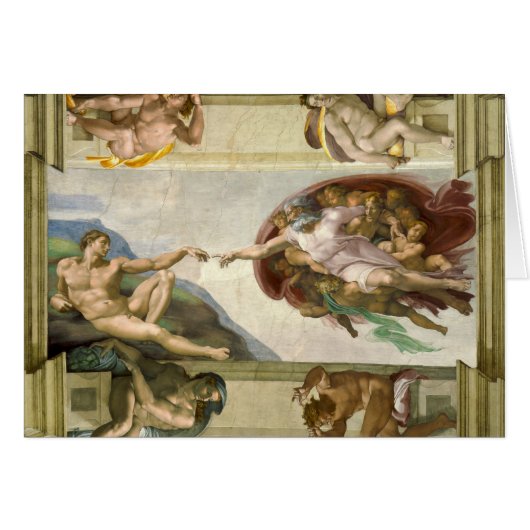 De Schepping van de Mens door Michelangelo (Schepp (Voorkant Horizontaal)