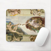 De Schepping van de Mens door Michelangelo (Schepp Muismat (Met muis)
