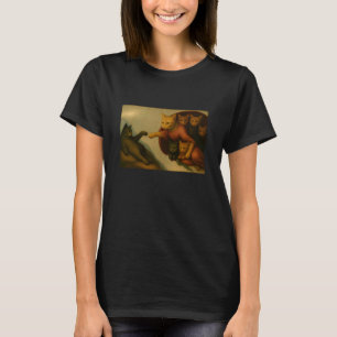 De Schepping van Katdom - Meesterwerk Parodie T-shirt