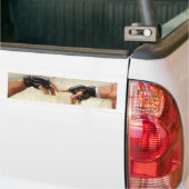 De Schepping van MMA Bumpersticker (Op Truck)