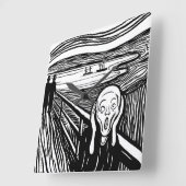 De schermlithograaf vierkante klok (Hoek)