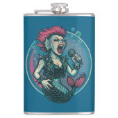 De Schetterende Siren Heupfles (Voorkant)