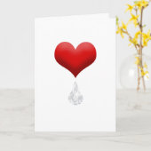 De Scheuren van het hart Kaart (Gele Bloem)