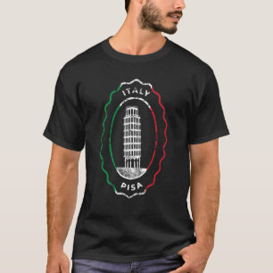 De scheve toren van Pisa Italië Italia Romeinse An T-shirt