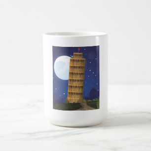 De scheve toren van Pisa Koffiemok