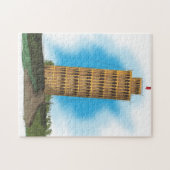 De scheve toren van Pisa Legpuzzel (Horizontaal)