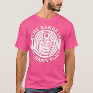 De Schietbaan Is Mijn Geluksplek Vuurwapen Schiete T-shirt