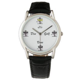 De schijf zijn golf tijd polshorloge horloge