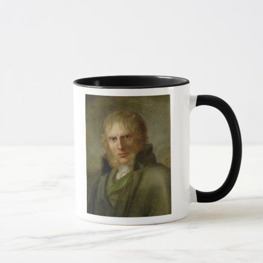 De schilder Caspar David Friedrich Mok (Rechts)