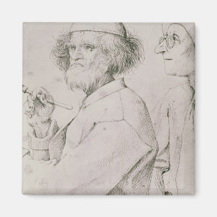 De schilder en de Kunst Lover Magneet